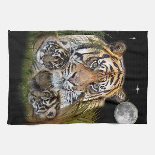 Tiger Geschirrtuch (Horizontal)