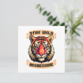 TIGER GESICHT (Stehend Vorderseite)