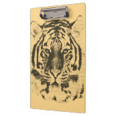 Tiger Gesicht #3 Klemmbrett (Links)
