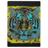 Tiger Gesicht #7 Klemmbrett (Rückseite)