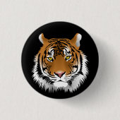 Tiger-Gesicht-Abzeichen Button (Vorderseite)