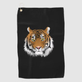 Tiger-Gesicht-Golfhandtuch  Golfhandtuch (Vorderseite)