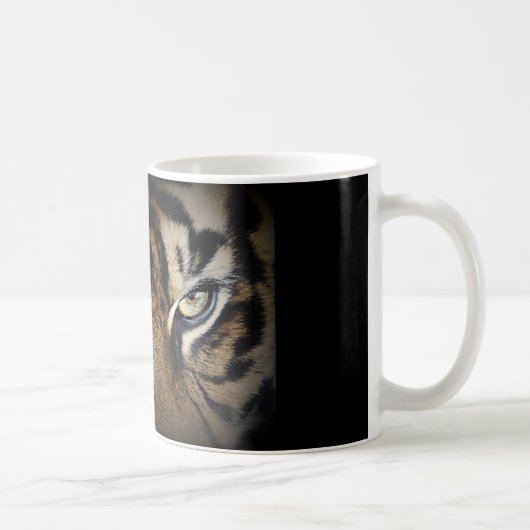 Tiger-Gesicht Kaffeetasse (Rechts)