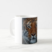 Tiger Gesicht Kaffeetasse (Vorderseite Links)