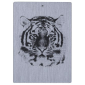 Tiger-Gesicht Klemmbrett (Rückseite)