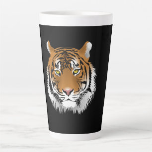 Tiger-Gesicht-Latte-Mug Milchtasse