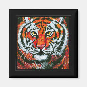 Tiger-Gesicht Magnet