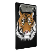 Tiger-Gesicht Mini-Clipboard Mini Klemmbrett (Schrägansicht)