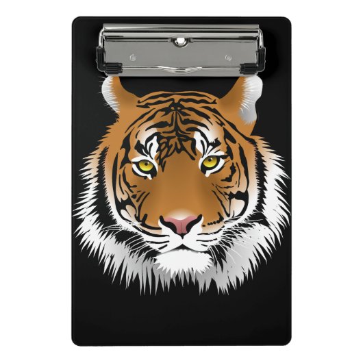 Tiger-Gesicht Mini-Clipboard Mini Klemmbrett (Vorderseite)