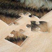 Tiger - Gesicht Puzzle (Seite)