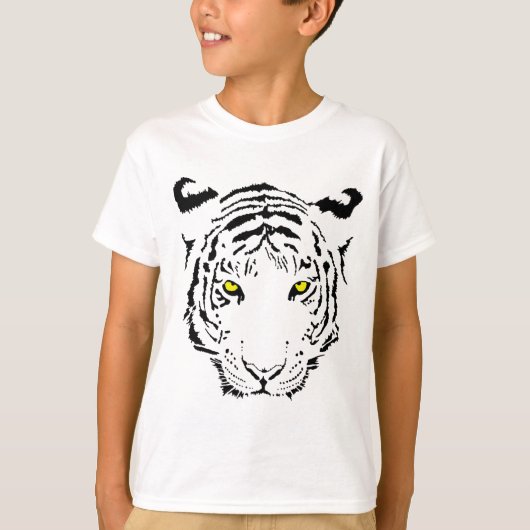 Tiger Gesicht - Shirt (Vorderseite)