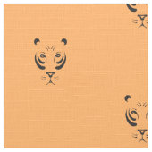 Tiger-Gesicht Stoff (Nahaufnahme)