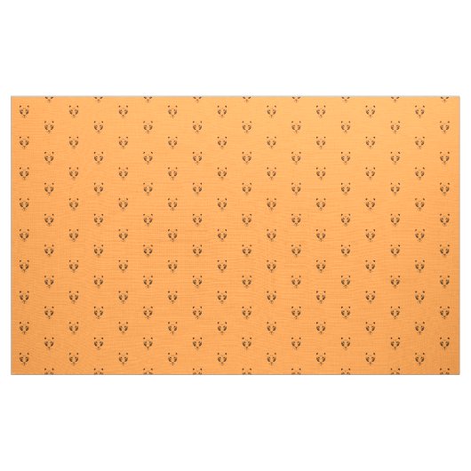 Tiger-Gesicht Stoff (Yard (91,4 cm))