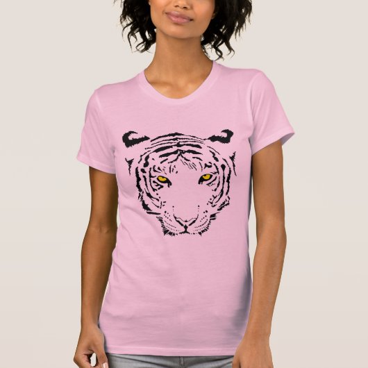 Tiger Gesicht - T-Shirt (Vorderseite)
