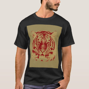 Tiger Gesicht T-Shirt