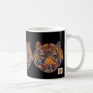 Tiger-Gesicht-Tasse Kaffeetasse