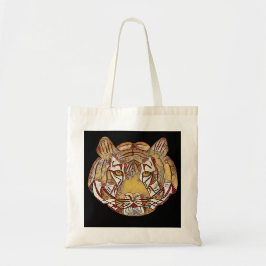 Tiger-Gesicht-Tragetasche Tragetasche (Vorne)