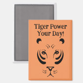 Tiger-Gesichtsmagnet Magnet (Vorderseite/Rückseite)