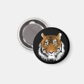 Tiger-Gesichtsmagnet Magnet (Vorderseite/Rückseite)