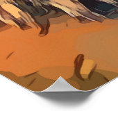 Tiger-Gesichtsplakat Poster (Ecke)