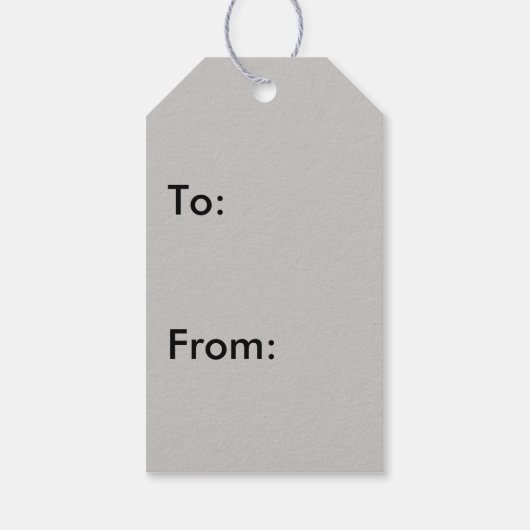 Tiger-Gesichtsschilder Geschenkanhänger (Rückseite)