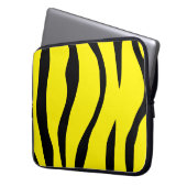 Tiger-gestreift Laptopschutzhülle (Vorderseite Links)