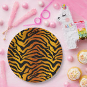 Tiger gestreift pappteller (Party)