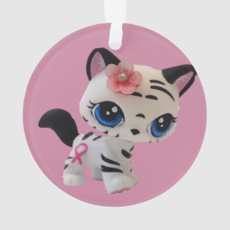 Tiger-gestreifte Miezekatze-Verzierung Ornament