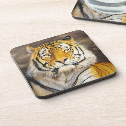 tiger getränkeuntersetzer (Linke Seite)