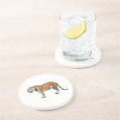 Tiger Getränkeuntersetzer (Seite)