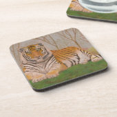 Tiger Getränkeuntersetzer (Linke Seite)