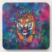 Tiger Getränkeuntersetzer (Vorderseite)