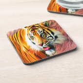 Tiger Getränkeuntersetzer (Linke Seite)
