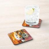 Tiger Getränkeuntersetzer (Rechte Seite)