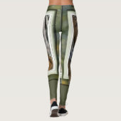 Tiger Giraffe Zebra Print Leggings (Rückseite)