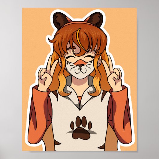 Tiger Girl Poster (Vorne)