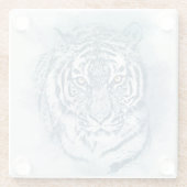 Tiger Glasuntersetzer (Rückseite)