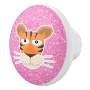 Tiger Glitzer Keramikknauf