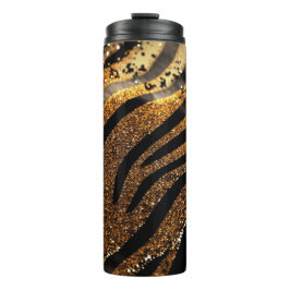 Tiger Glitzer Thermal Tumbler 12oz Thermosbecher