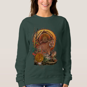 "TIGER GLORY" Malaiischer Tiger Sweatshirt
