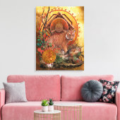 TIGER GLORY Malayan Tiger Leinwanddruck (Insitu (Wohnzimmer))