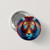 Tiger Glow! Button (Vorne & Hinten)
