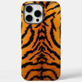 Tiger Glow Leder Case-Mate iPhone Hülle (Rückseite)