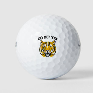 TIGER GO GET 'EM GOLFBALL