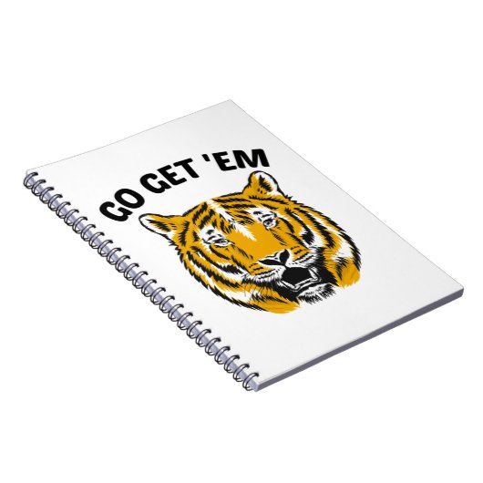 TIGER GO GET 'EM NOTIZBLOCK (Rechte Seite)