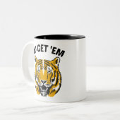TIGER GO GET 'EM ZWEIFARBIGE TASSE (Vorderseite Links)