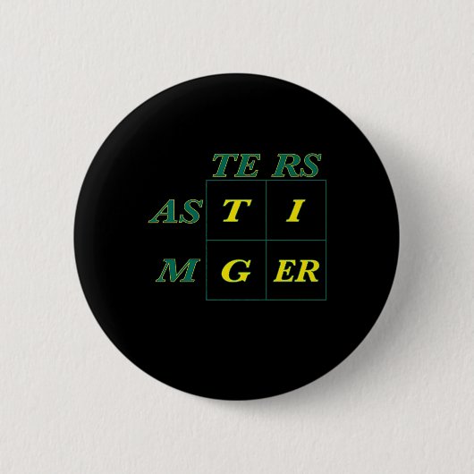 Tiger Goat Woods Masters Button (Vorderseite)