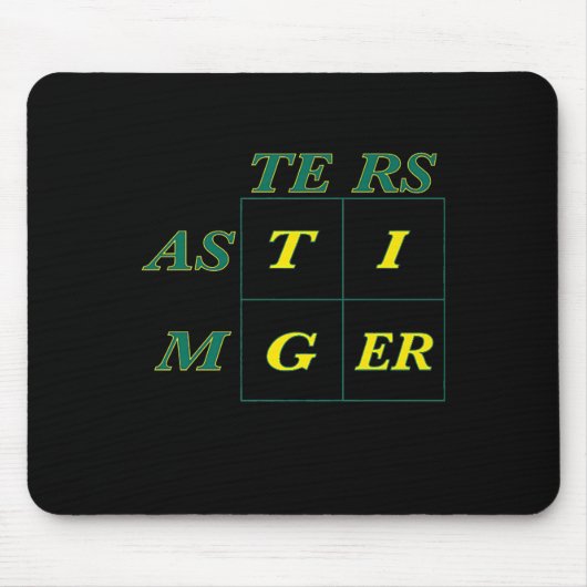 Tiger Goat Woods Masters Mousepad (Vorne)