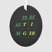 Tiger Goat Woods Masters Ornament (Vorderseite)
