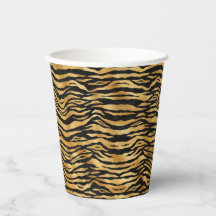 Tiger Gold Black Animal Print